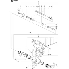 Husqvarna K3600 MK II - 968424101 - Chassis / Frame