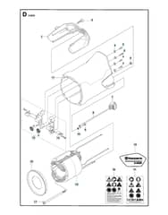 Husqvarna K4000 - Motor Housing