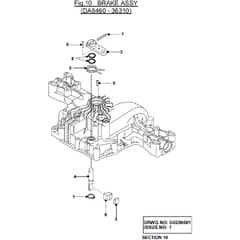 Countax K46 - - 10 Brake Assy