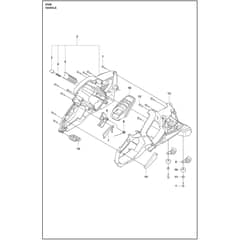 Husqvarna K540i - 970664001 - Handle