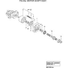 Countax K55 - - 04A Motor Shaft Assy