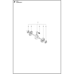Husqvarna K770 - 967682101 - Crankshaft