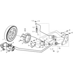 K9000 HD - Bertolini Engine Electrical starter Diagram