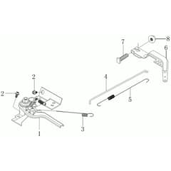 K900 H - Bertolini Engine Control lever Diagram