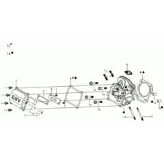 K900 H - Bertolini Engine Top cover Diagram