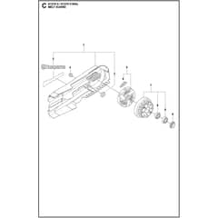 Husqvarna K 1270 - 967978701 - Belt Guard