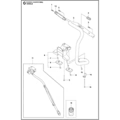 Husqvarna K 1270 - 967978701 - Handle