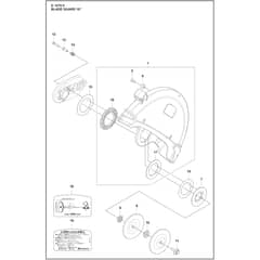 Husqvarna K 1270 - 967978701 - Blade Guard 02