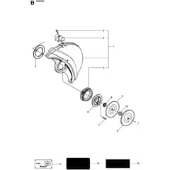 Husqvarna K 40 - 968372401 - Blade Guard