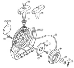Genuine Stihl KA120 / B - Rewind starter