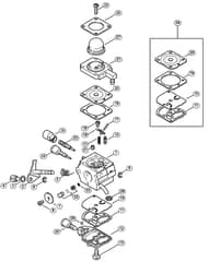 Genuine Stihl KA85 R / F - Carburetor 4137/22