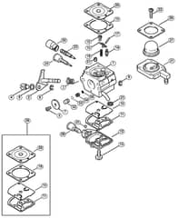 Genuine Stihl KA85 R / H - Carburetor 4137/23 BR