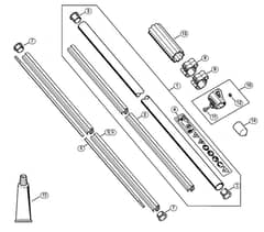 Genuine Stihl KA85 R / M - Drive tube assembly