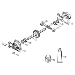 Genuine Stihl KB-KM / E - KB-KM Gear head (16.2013)