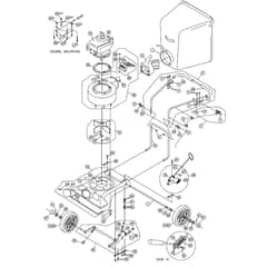 Billy Goat KD505H - KD Vacuum Cleaner Main Diagram