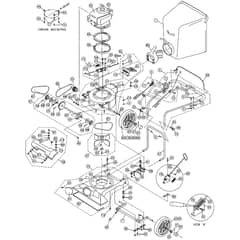Billy Goat KD505SPQ - KD Self Propelled Vacuum Main Diagram
