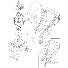 Billy Goat KD50CT - Vacuum Cleaner Main Diagram