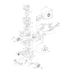 Billy Goat KD512HC - Litter Vacuum Main Diagram