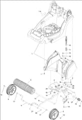 Hayter Kit Hawk 36cm Roller 60V Push - 543A (321000001 - 321999999) - Transmission - Height Of Cut