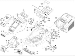 Hayter Kit Hawk 43cm Roller 60V Sp - 545A (321000001 - 321999999) - Deck - Grass Box