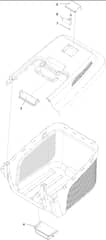 Hayter Kit Hawk 43cm Roller 60V Sp - 545A (321000001 - 321999999) - Grass Box Assembly