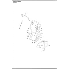 Husqvarna KLIPPO LB 548SQe - 970609001 - Handle