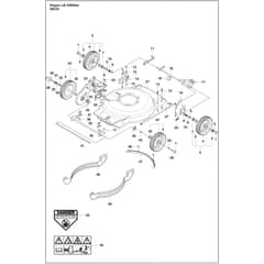 Husqvarna KLIPPO LB 548SQe - 970609001 - Chassis
