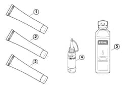 Genuine Stihl KM100 R / W - Miscellaneous lubricants and greases