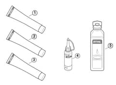 Genuine Stihl KM111 R / Q - Miscellaneous lubricants and greases