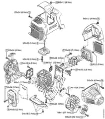 Genuine Stihl KM131 R / P - Tightening torques