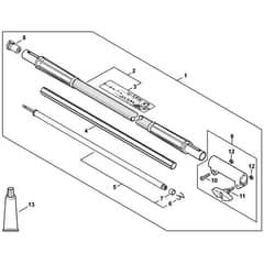 Stihl KM235 R - Carbon Drive Tube Extension 1 M - Parts Diagram