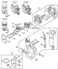 Genuine Stihl KM55 R / N - Air filter, Fuel tank KM 55 R