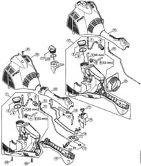 Genuine Stihl KM56 RC-E / G - Engine housing (Loop handle) KM 56 RC