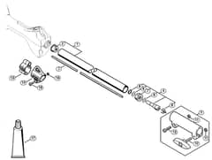 Genuine Stihl KM56 RC-E / M - Drive tube assembly KM 56 C