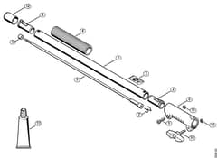 Genuine Stihl KM85 / R - Drive tube extension 0.5 m HL-KM 0°, HL-KM 135°, HT-KM, SP-KM