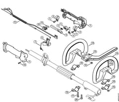 Genuine Stihl KM85 R / P - Handle