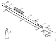 Genuine Stihl KM85 R / R - Drive tube extension 0.5 m HL-KM 0°, HL-KM 135°, HT-KM, SP-KM