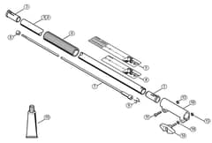 Genuine Stihl KM85 R / S - Drive tube extension 1 m HT-KM
