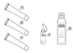 Genuine Stihl KM85 / W - Miscellaneous lubricants and greases