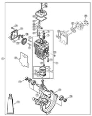 Genuine Stihl KM90 / R - Engine Ø 38 mm