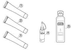 Genuine Stihl KM90 R / T - Miscellaneous lubricants and greases