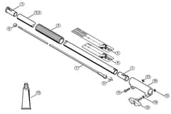 Genuine Stihl KM94 RC-E / H - Drive tube extension 1 m HT-KM