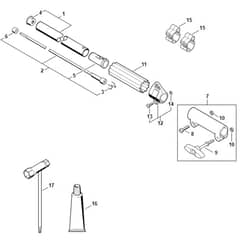Stihl KMA130 R - Drive Tube Assembly - Parts Diagram