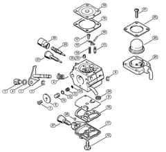 Genuine Stihl KR85 / G - Carburetor C1Q-S80 (41.2017)