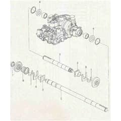 Countax Ktm10N - From 01-01-2005 - 09 Axle Shaft Assy