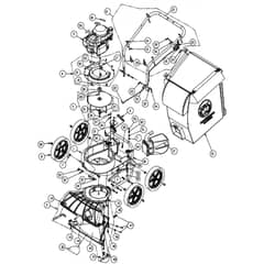 Billy Goat KV600FB - KV Vacuum Main Diagram