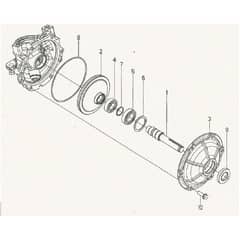 Countax Kxh7N Kxh10N - From 01-01-2005 - 12 Spindle Assy
