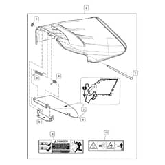John Deere L100 - PC9288 - Discharge Chute - ST1060996