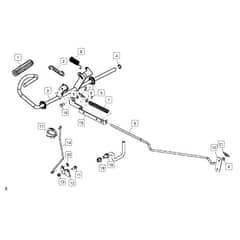 John Deere L100 - PC9288 - Brake Pedal - ST645567