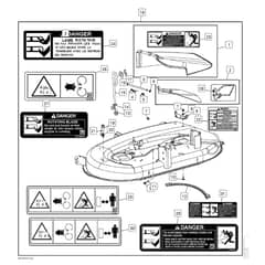 John Deere L100 - PC9288 - Deck Shell - ST645991